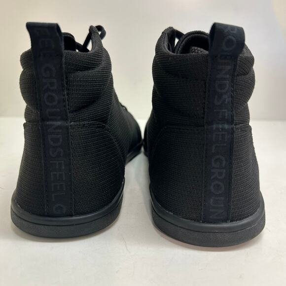 NWOT Feelgrounds Highrise Knit Barefoot Minimalist Sneaker Triple Black US 13 - Picture 5 of 9